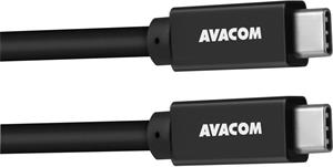 Avacom kábel USB-C na USB-C,  3.2 gen 2, PD 60W, čierny, 1m,