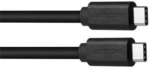 Avacom kábel USB-C na USB-C, 40cm, čierny