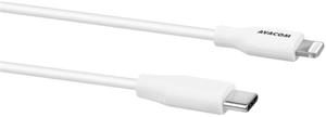 Avacom MFIC-40W kábel USB-C na Lightning, MFi certifikácia, 40cm, biely