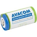 Avacom nabíjateľná batéria CR123A, 3V 450 mAh, 1.35Wh