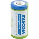 Avacom nabíjateľná batéria CR123A, 3V 450 mAh, 1.35Wh