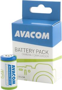 Avacom nabíjateľná batéria CR123A, 3V 450 mAh, 1.35Wh