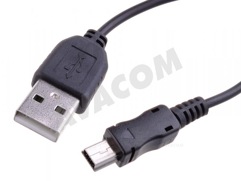 AVACOM Nabíjecí USB kabel pro telefony a navigace s konektorem mini-USB (22cm)