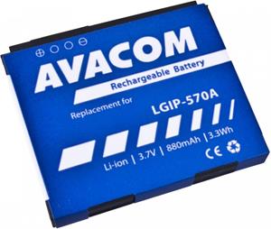 Avacom náhradná batéria pre LG KP800 Li-Ion 3,7V 880mAh (náhrada LGIP-570A)