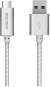 Avacom TPC-100S kábel USB na USB-C, 1,0m, strieborný