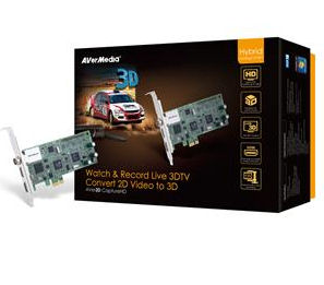 AVERMEDIA AVerTV 3D Capture HD/ PCI-E/ DVB-T/ Analog/ Interní/ 3DTV/ HDTV/ HDMI/ Anténa/ Dálkové ovládání