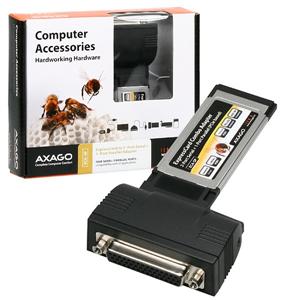 AXAGO ExpressCard/34 PCIe adapter 2s1p port