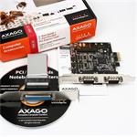 Axago PCEA-SP, PCI-Express adapter 2x seriový port + 1x par.