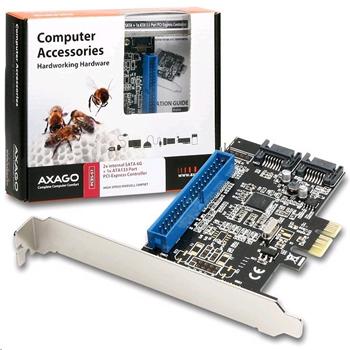 AXAGO PCIe řadič 2x int.SATAIII 6G + ATA133 RAID