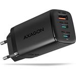 Axagon ACU-DPQ65, nabíjačka, 3x port USB + dual USB-C, čierna