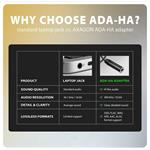 AXAGON ADA-HA, USB-A na 3.5mm jack Hi-Res DAC audio adaptér, 384kHz/32bit, stereo