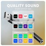 AXAGON ADA-HA, USB-A na 3.5mm jack Hi-Res DAC audio adaptér, 384kHz/32bit, stereo