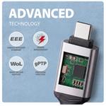 AXAGON ADE-CM20, USB-C Gigabit Ethernet adaptér