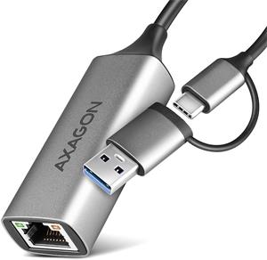 Axagon ADE-TXCA, USB-C + USB-A, sieťový adaptér