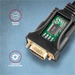 Axagon ADS-1PQN, sériový RS-232 DB9-M FTDI adaptér