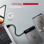 Axagon ADSA-FP2A, USB-A 5Gbps - SATA 6G 2.5" SSD/HDD SLIM adaptér