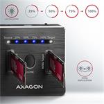 Axagon ADSA-M2C, USB-C 3.2 Gen 2 - 2x M.2 NVMe SSD, dokovacia stanica