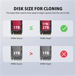 AXAGON ADSA-M2C44, USB4 dokovacia stanica pre 4× M.2 NVMe SSD s funkciou klonovania