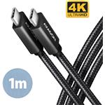 Axagon BUCM32-CM10AB kábel USB-C <-> USB-C, 1m, 5A, čierny