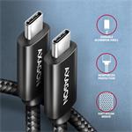 Axagon BUCM4X-CM10AB, USB-C <-> USB-C, 240W, 1m