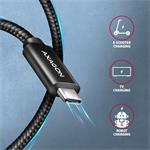 Axagon BUCM4X-CM10AB, USB-C <-> USB-C, 240W, 1m