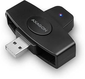 Axagon CRE-SM5 USB, čítačka kontaktných kariet ID card