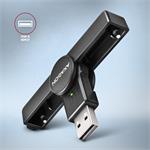 Axagon CRE-SMPA, USB-A, čítačka kariet Smart card / ID card