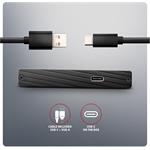 Axagon EE25-XA6C, 2.5" kovový ALINE box