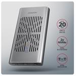AXAGON EEM2-20GD, USB-C 20Gbps externý box pre dva M.2 NVMe SSD s funkciou klonovania