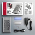AXAGON EEM2-20GD, USB-C 20Gbps externý box pre dva M.2 NVMe SSD s funkciou klonovania