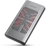 AXAGON EEM2-20GD, USB-C 20Gbps externý box pre dva M.2 NVMe SSD s funkciou klonovania