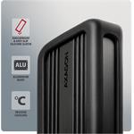 AXAGON EEM2-40G, USB-C 40Gbps externý box pre M.2 NVMe SSD, zosilnený hliník