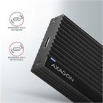 Axagon EEM2-GTR USB-C 3.2 Gen2, M.2 NVMe SSD kovový box