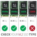 Axagon EEM2-GTS2, USB-C - M.2 NVMe & SATA SSD, sivý