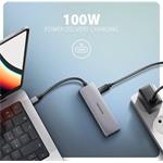 Axagon HMC-5H60, USB-C hub, 2x USB-A, 1x USB-C, HDMI, PD 100W