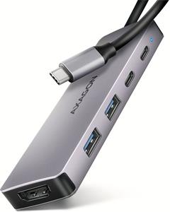 Axagon HMC-5H60, USB-C hub, 2x USB-A, 1x USB-C, HDMI, PD 100W