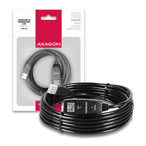 AXAGON kábel USB 2.0 A-A M/F, predlžovací, 5,0m repeater (aktívny)
