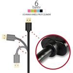 AXAGON kábel USB 2.0 na micro USB M/M, prepojovací, 0,2m, zelený