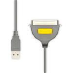 AXAGON kábel USB na LPT 36 pin M/M, prepojovací 1,5m
