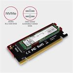 Axagon PCEM2-S, PCIe x16 - M.2 NVMe M-key slot adaptér + pasivný chladič