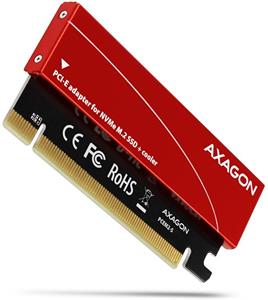 Axagon PCEM2-S, PCIe x16 - M.2 NVMe M-key slot adaptér + pasivný chladič