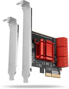 Axagon PCES-SA6, PCIe radič - 6x interný SATA 6G port, (rozbalené)