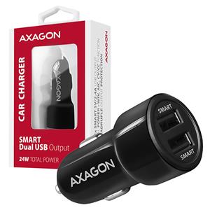 AXAGON PWC-5V5 , 2x 2.4A, čierna