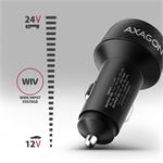 Axagon PWC-PQ48, nabíjačka do auta 48W, výstup USB-A+USB-C
