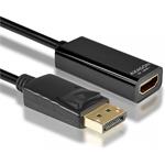 AXAGON redukcia DisplayPort na HDMI M/F, káblová 0,25m