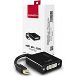 AXAGON redukcia miniDisplayPort na DVI M/F, káblová 0,15m