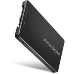 Axagon RSS-M2B, SATA - M.2 SATA SSD, interný 2.5" ALU box, čierny