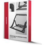 Axagon STND-LAB, hliníkový stojan pre notebooky 10"-17.3", čierny