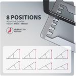 Axagon STND-LAG, hliníkový stojan pre notebooky 10"-17.3", sivý