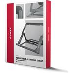 Axagon STND-LAG, hliníkový stojan pre notebooky 10"-17.3", sivý